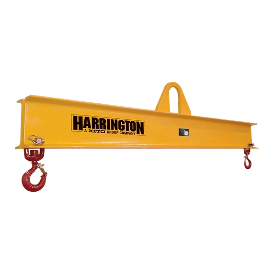 HSDLB Standard Duty Lifting Beam