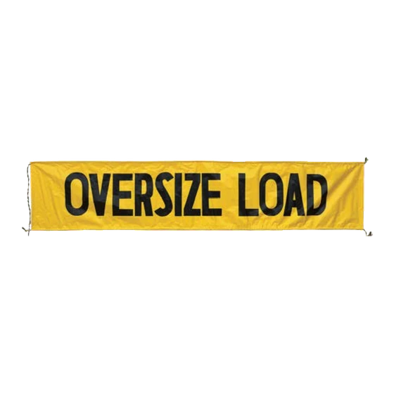 Oversize Load Signs