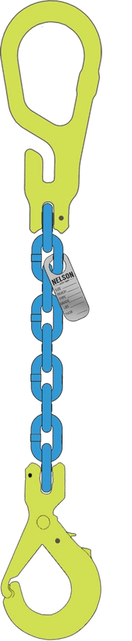 Grade 100 GrabIQ Single Leg Alloy Chain Slings
