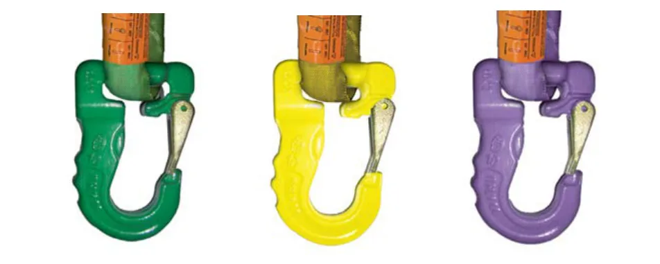 Synthetic Round Sling Hooks — dimensions
