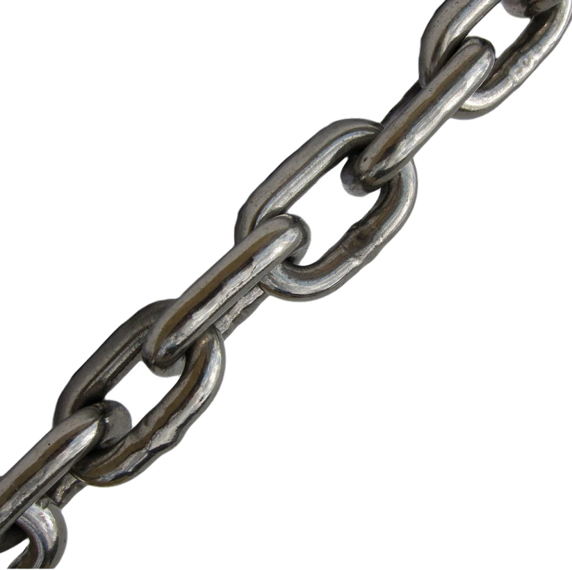 Grade 30 proof coil chain, self colored